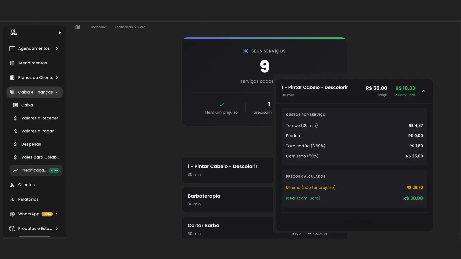 Screenshot Saiba Exatamente Quanto Cobrar